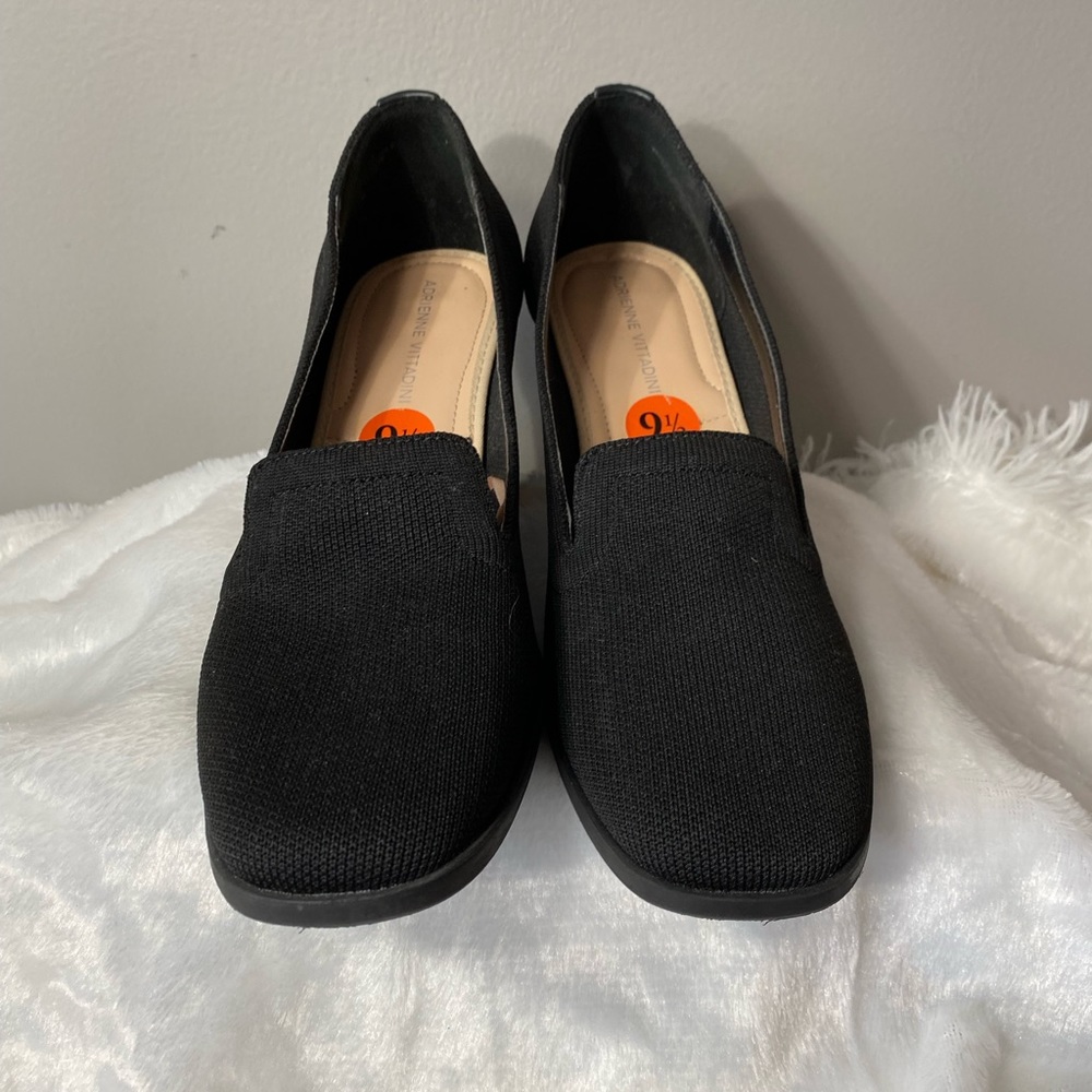 Adrienne VITTADINI Black Block Heels 
Size 9 1/2 M - Picture 5 of 8